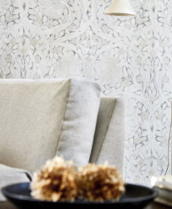 Pure Pimpernel Wallpaper by Morris & Co in Black Ink