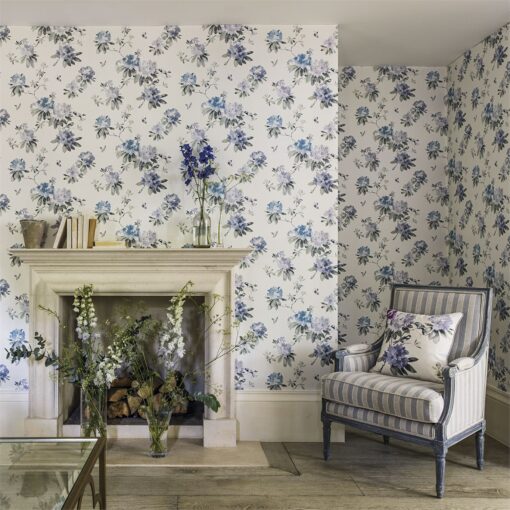 Rhodera Wallpaper from Waterperry Wallpapers by Sanderson Home