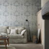 William Morris Pure Honeysuckle and Tulip Wallpaper by Morris & Co in Cloud Grey