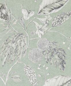 Amborella Wallpaper in Seaglass by Harlequin