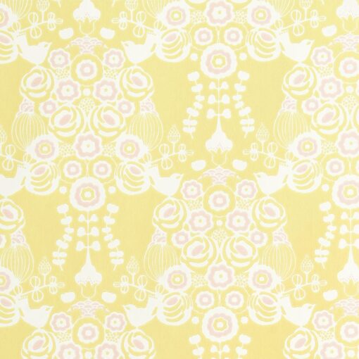 Estelle Wallpaper by Majvillan in yellow