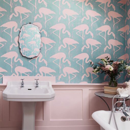 Flamingos Wallpaper - Vintage Flamingo Wallpaper