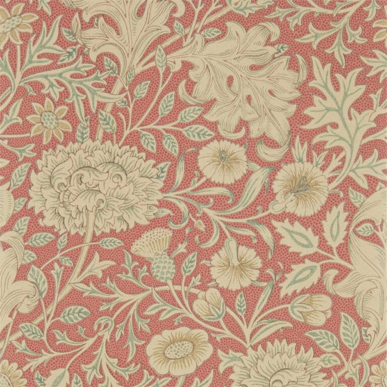 Double Bough Carmine Red Wallpaper | Silk Interiors Wallpaper Australia