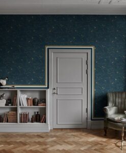 Marion Marble Wallpaper by Sandberg in Blue