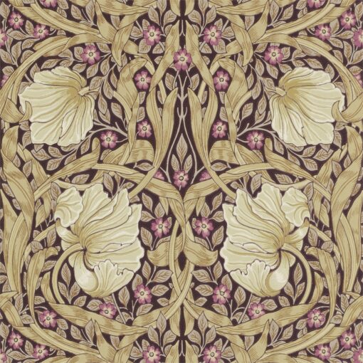 Pimpernel Wallpaper in Fig & Sisal