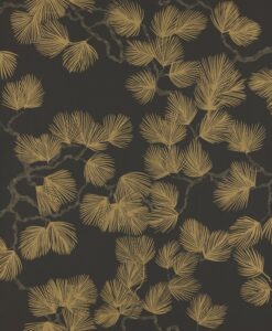 Pine Wallpaper by Sandberg in Black