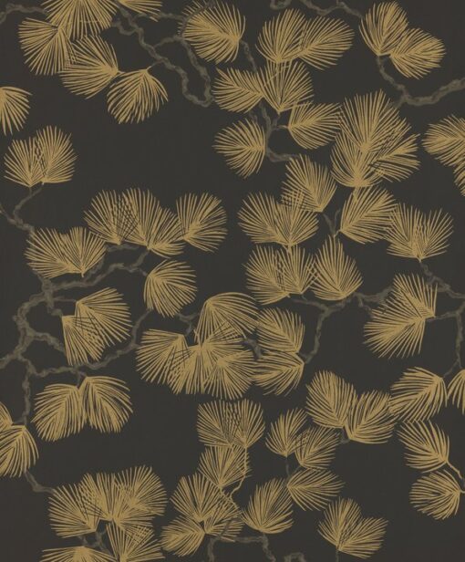 Pine Wallpaper by Sandberg in Black