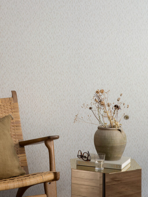 Ida Wallpaper - Light Grey - Silk Interiors Wallpaper Australia