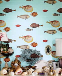 Acquario Wallpaper by Cole & Son in Seafoam