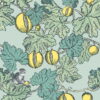 Frutto Proibito Wallpaper by Fornasetti in Yellow