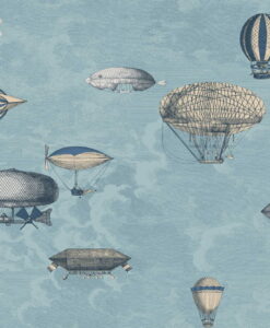 Vintage Balloon Wallpaper - Macchine Volanti by Cole & Son