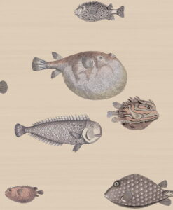 Acquario Wallpaper in Taupe by Cole & Son