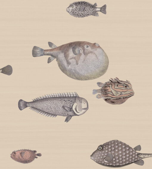 Acquario Wallpaper in Taupe by Cole & Son