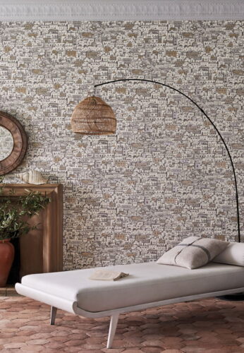 Mediterranea Wallpaper Sample | Silk Interiors Wallpaper Australia