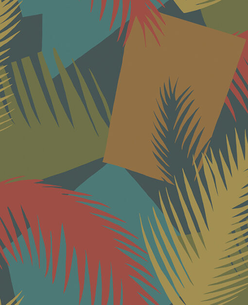 Geometric II - Deco Palm Wallpaper by Cole & Son
