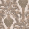 Hollywood Palm Wallpaper in Rose Gold