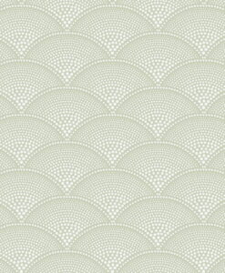 Feather Fan Wallpaper in Sage by Cole and Son