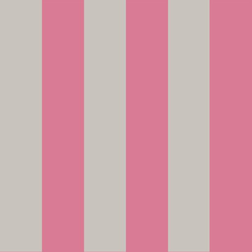 Glastonbury Stripe Wallpaper in Pink by Cole & Son