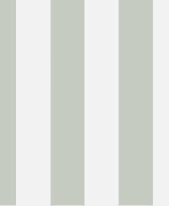 Glastonbury Stripe Wallpaper in Sage by Cole & Son