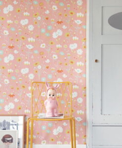 Bloom Wallpaper by Majvillan in Pink