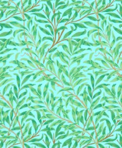 Willow Bough Wallpaper by Morris & Co in Sky and Leaf Green