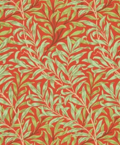 Willow Bough Wallpaper in Tomato & Olive