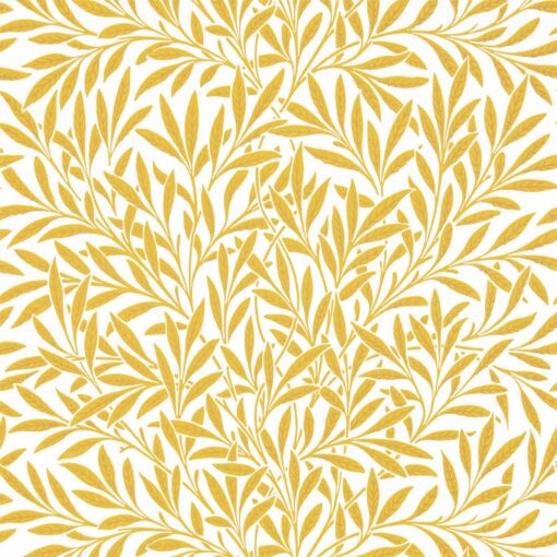 Willow Wallpaper in Yellow by Morris & Co
