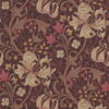 Golden Lily wallpaper by Morris and Co in Fig and Burnt Orange