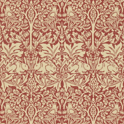 Brer Rabbit Wallpaper in Church Red