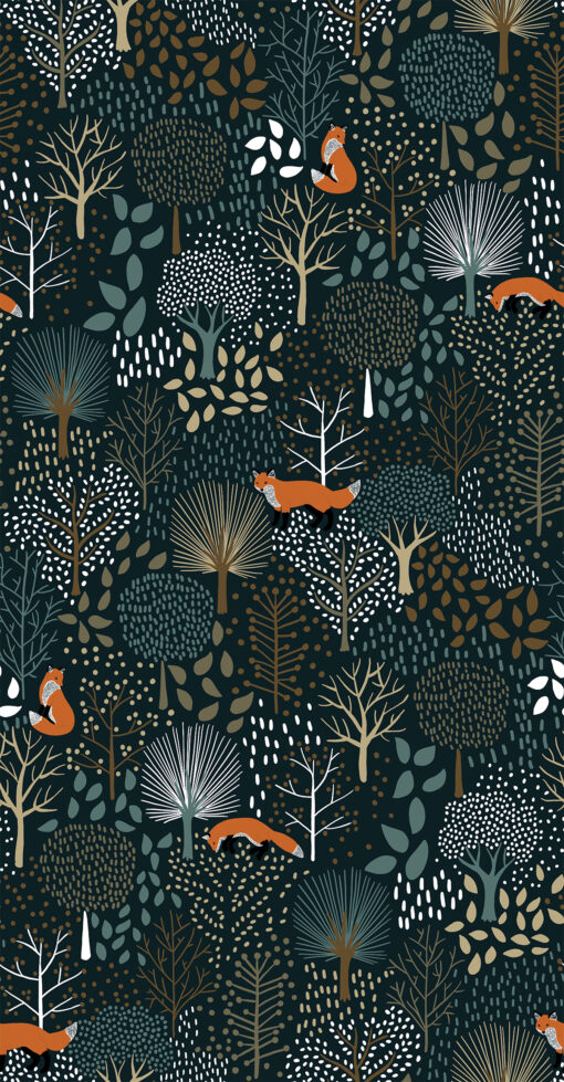 Nocturna Wallpaper Sample | Silk Interiors Wallpaper Australia