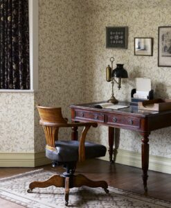Scroll Wallpaper by Morris & Co in Vellum and Biscuit