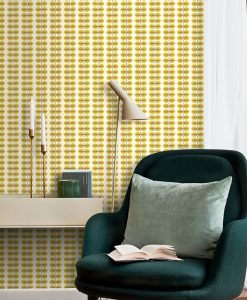 Bersa Wallpaper by Borastapeter in Yellow