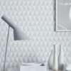 Trapez Wallpaper by Borastapeter in Soot