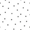Playful Dots Wallpaper in Black and White