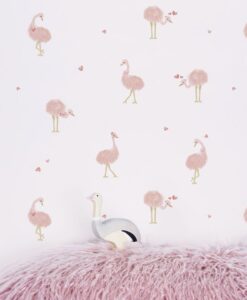 Hey Ladies! Ostrich Wallpaper by Lilipinso