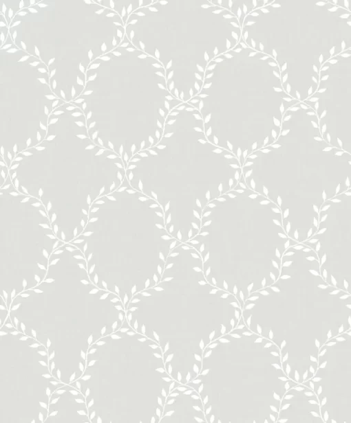 Wilma Wallpaper in Grey by Sandberg