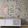 Suzanne Wallpaper by Sandberg in Folklore Blue