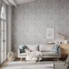 Amazilia Wallpaper by Harlequin Wallpaper in French Grey and Stone
