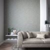 Sequence Wallpaper by Harlequin Wallpaper in Slate