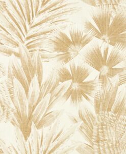Matupi Wallpaper in Parchment and Gold