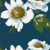 Paeonia Wallpaper in Azurite/ meadow / nectar