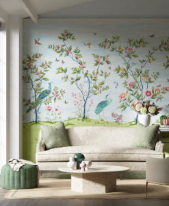 Florence Wallpaper Mural in Sky/Meadow/Blossom