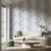 Lady Alford Wallpaper by Harlequin Wallpaper in Porcelain and China Blue