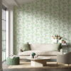 Isabella Bamboo Wallpaper by Harlequin in Porcelain and Bamboo