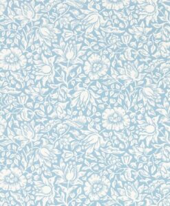 Mallow Wallpaper by Morris & Co in Powder Blue