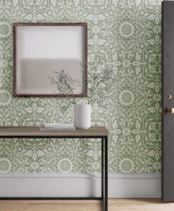 St James Ceiling Wallpaper in Willow