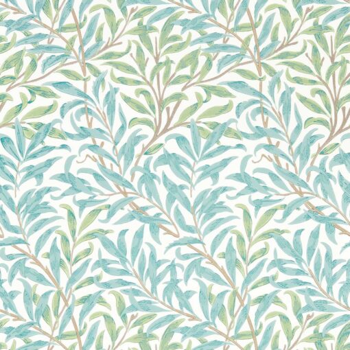 Willow Bough Wallpaper by Morris & Co in Willow and Seaglass