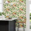 Bamboo and Birds Wallpaper in Scallion Green by Sanderson Wallapper