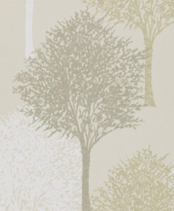 Entice Wallpaper in Silver, Sparkle, Putty and White