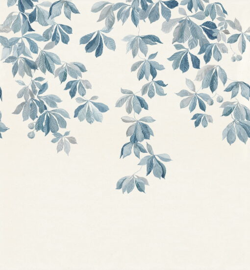 Kastanjen Wallpaper in Soft Blue